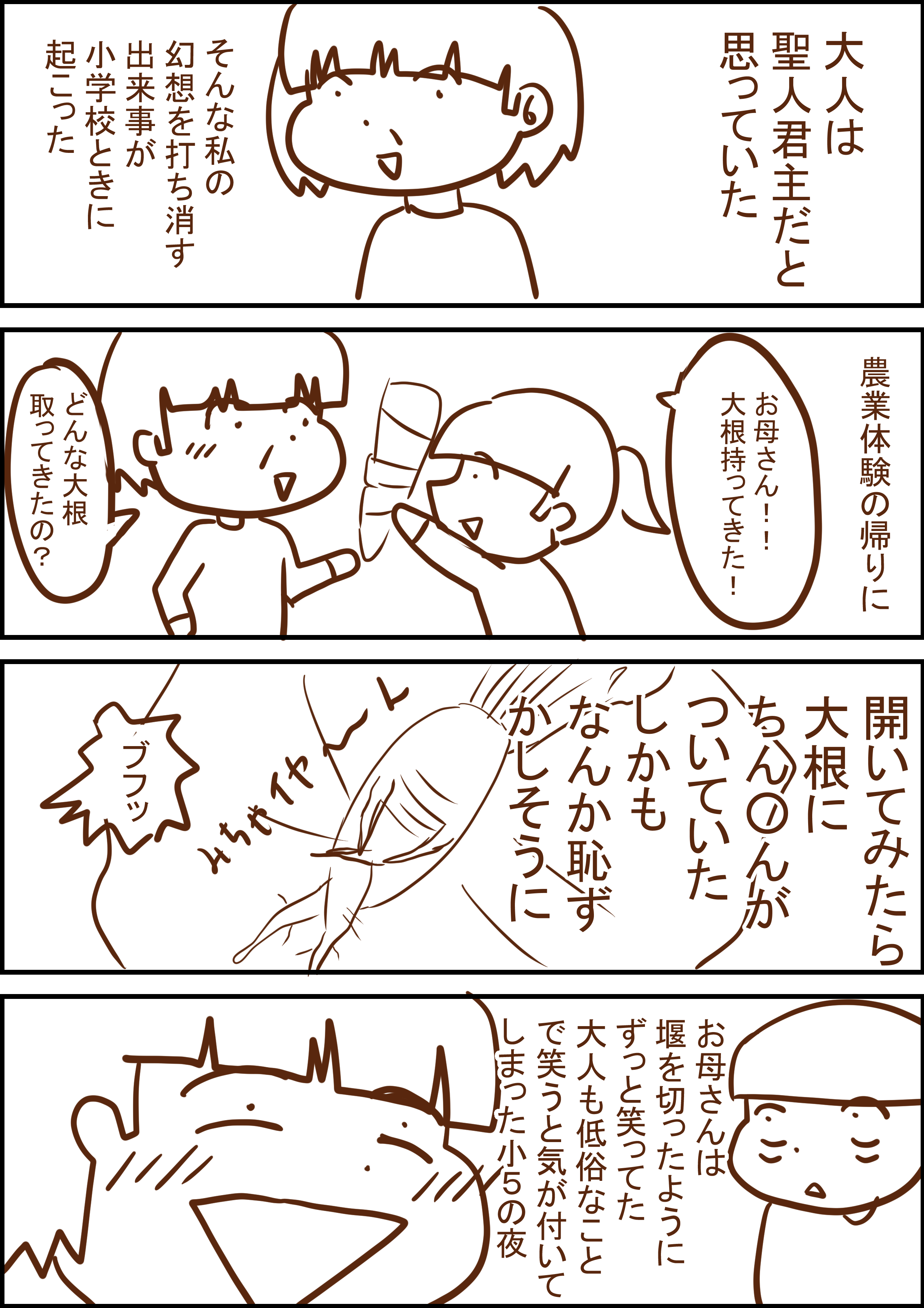 ４コマ漫画