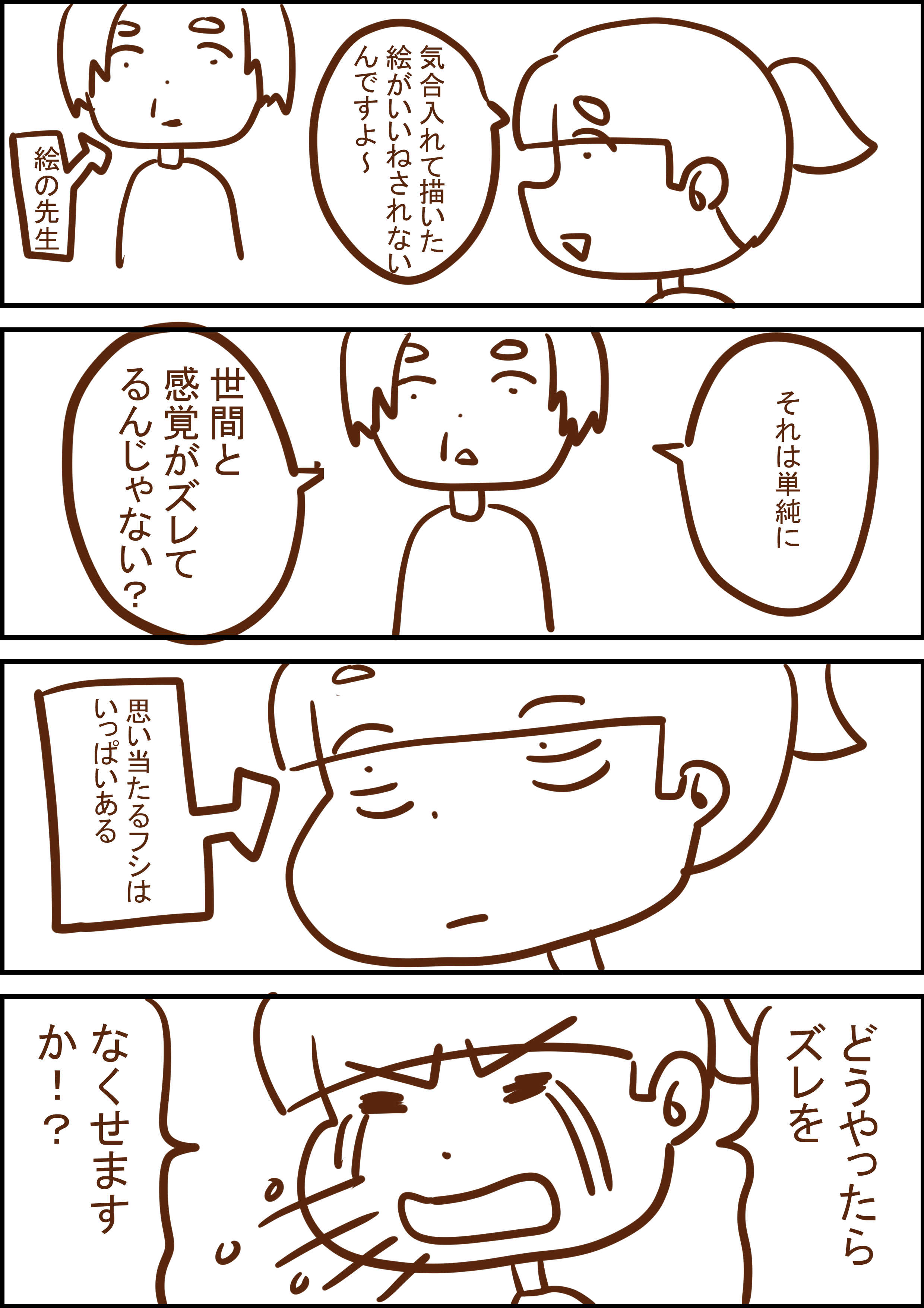 ４コマ漫画